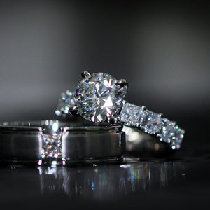 round brilliant cut diamond engagement rings brisbane australia best price