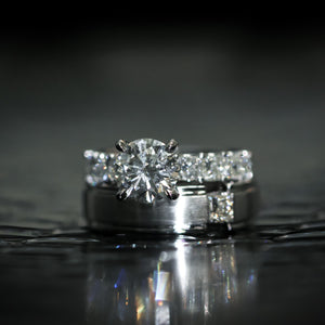 round brilliant cut diamond engagement rings brisbane australia best price