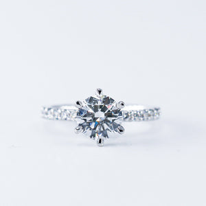 round brilliant cut diamond engagement rings perth australia unique design