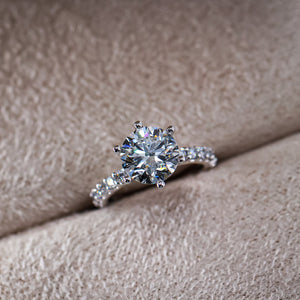 round brilliant cut diamond engagement rings perth australia unique design