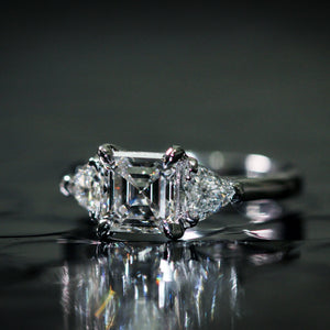 asscher cut diamond engagement rings sydney australia custom jewelry