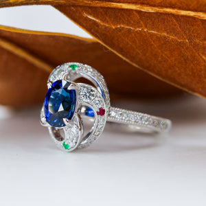 oval cut sapphire engagement rings brisbane affordable gemstone 