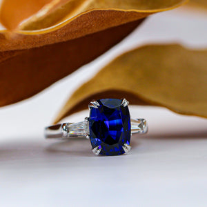 cushion cut sapphire engagement rings australia best value