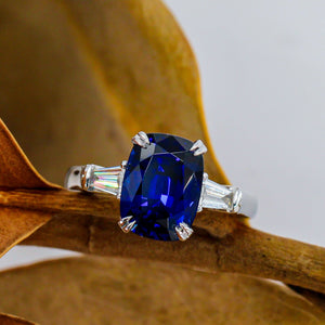 cushion cut sapphire engagement rings australia best value