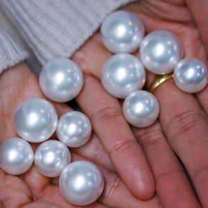 south sea pearl earrings perth australia custom design