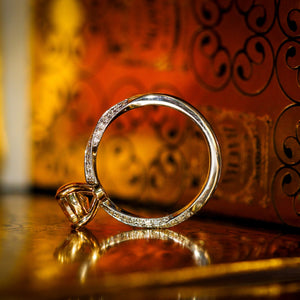 Cushion cut  Fancy Vivid Yellow Diamond Engagement Rings Perth Exclusive deals