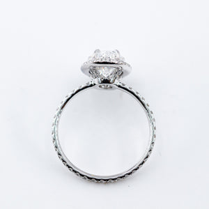 oval cut diamond halo engagement rings perth australia for sale