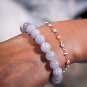 Australian South Sea Pearl &amp; Agate&nbsp;Bracelet - GEM