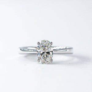 Oval cut Diamond Solitarie Engagement Rings Melbourne best price