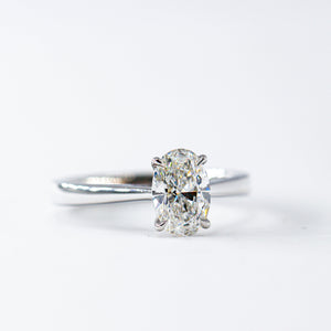 Oval cut Diamond Solitarie Engagement Rings Melbourne best price