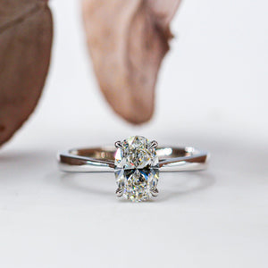 Oval cut Diamond Solitarie Engagement Rings Melbourne best price