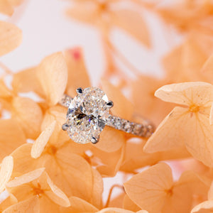 oval cut diamond shoulder engegement rings melbourne australia custom design