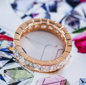 Raidant cut diamond full eternity rings sydney best value