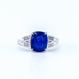 Cushion cut Sapphire diamond rings sydney australia best price