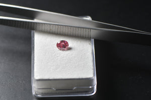 0.96ct Oval shape 3P Fancy Vivid Pink Certified Australian Pink Diamond, ARG20