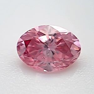 0.43ct Oval shape 3PP Fancy Vivid Pink Certified Australian Pink Diamond, ARG11