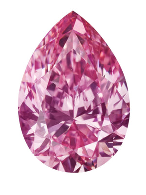 1.21ct Pear shape 4PP Fancy Vivid Purple-Pink Certified Australian Pink Diamond, ARG16
