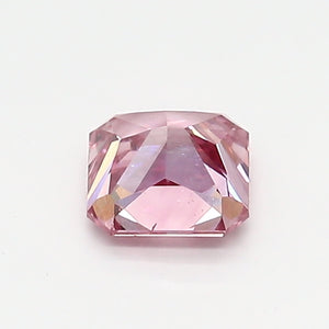 0.5ct Radiant shape 4P Fancy Vivid Pink Certified Australian Pink Diamond, ARG06