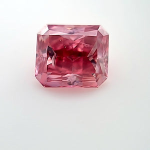 0.96ct Radiant shape 1P FancyVivid Pink Certified Australian Pink Diamond,ARG21