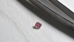 0.55ct Radiant shape 4P Fancy Vivid Pink Certified Australian Pink Diamond, ARG01