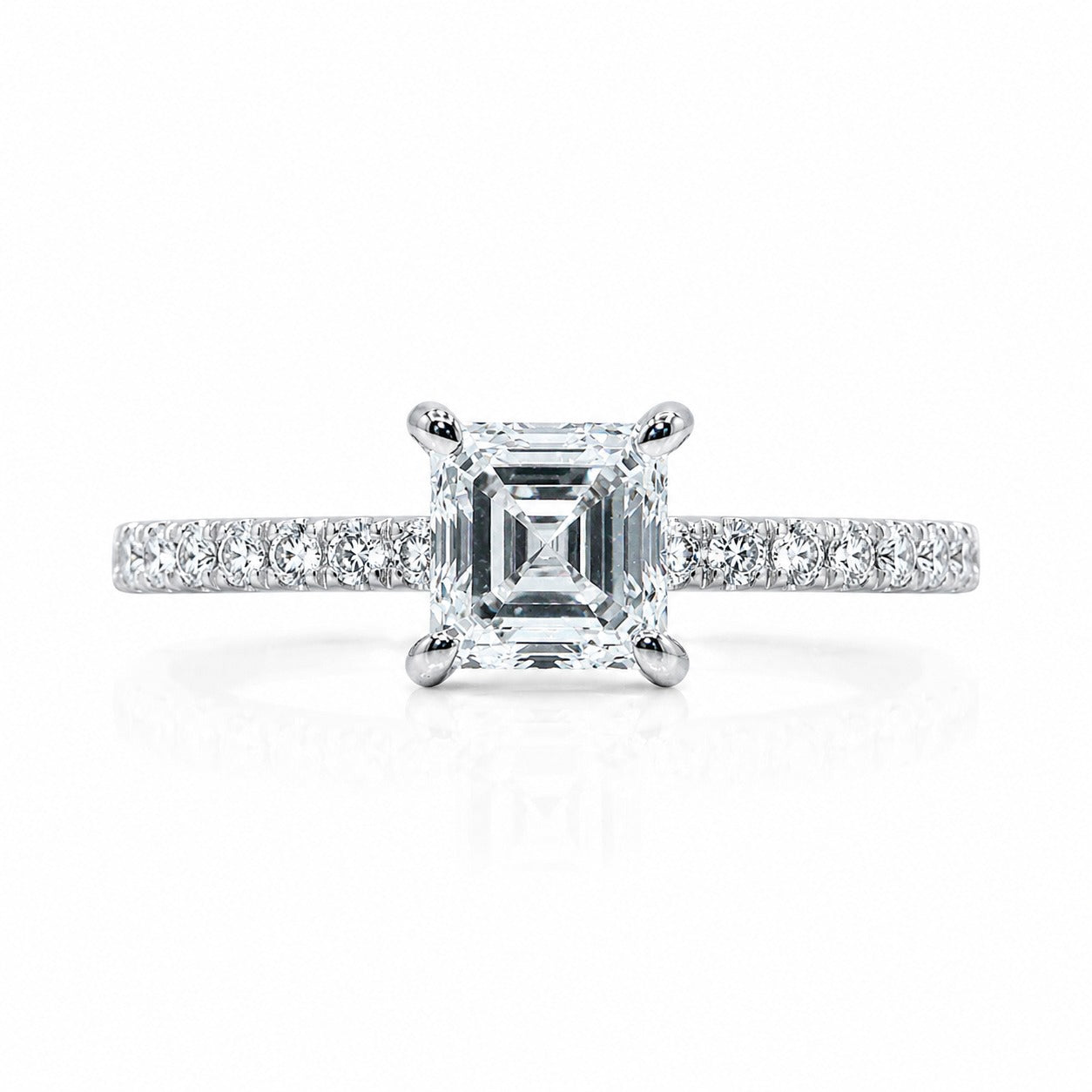 asscher cut diamond engagement rings sydney high-quality jewelry at best price