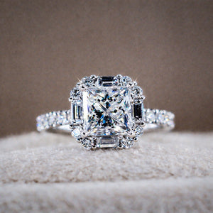 princess cut diamond engagement rings brisbane australia unique design