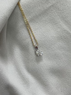 Round Brilliant cut diamond pendants Brisbane unique design