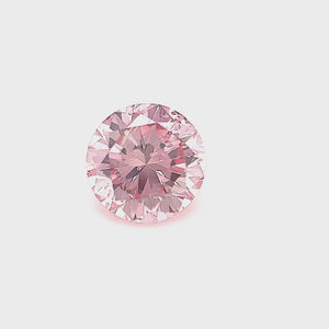 0.45ct Round shape 4PP Fancy Intense Purplish Pink Certified Australian Pink Diamond, ARG32