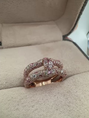 Oval cut Argyle Pink Diamond Rings Perth Special Offer