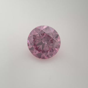 0.52ct Round shape 3P Fancy Intense Pink Certified Australian Pink Diamond, ARG29