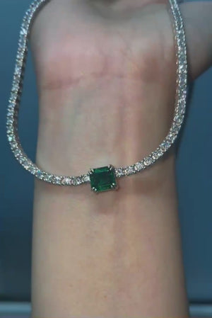 emerald cut emerald diamond necklaces brisbane australia best price