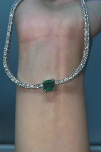 emerald cut emerald diamond necklaces brisbane australia best price