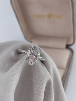 oval cut diamond solitair rings perth australia custom design