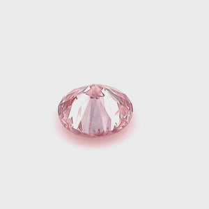 0.45ct Round shape 4PP Fancy Intense Purplish Pink Certified Australian Pink Diamond, ARG32
