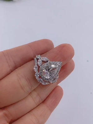 pear shape diamond engagement rings sydney australia custom jewelry