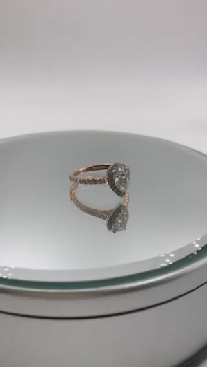pear shape diamond engagement rings sydney australia unique design