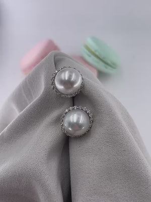 south sea pearl earrings perth unique design