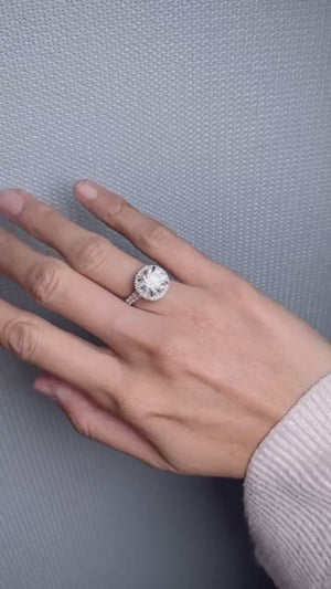 round brilliant cut diamond halo engagement rings perth best price