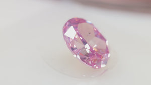 1.32ct Oval shape 4PP Fancy Vivid Purple Pink Certified Australian Pink Diamond, ARG14