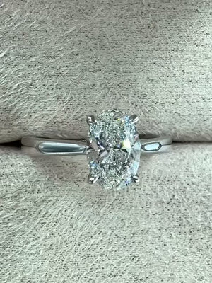 Oval cut Diamond Solitarie Engagement Rings Melbourne best price