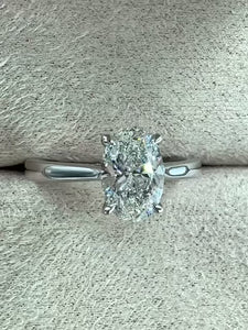 Oval cut Diamond Solitarie Engagement Rings Melbourne best price