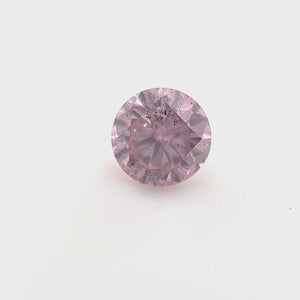 0.51ct Round shape 5PP Fancy Intense Purplish Pink Certified Austrlian Pink Diamond, ARG30