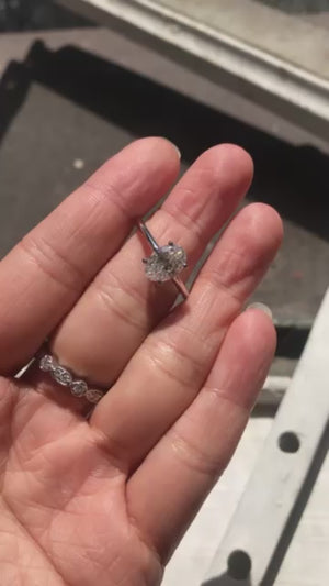 oval cut diamond solitaire engagement rings perth australia custom design