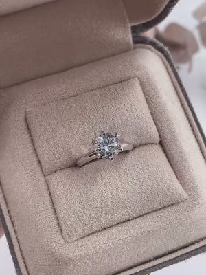 round brilliant cut diamond solitaire engagement rings perth australia for sale