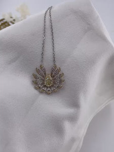 Pear shaped fancy intense yellow diamond pendants brisbane High-quality jewelry at best price