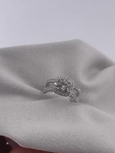round brilliant cut diamond halo engagement rings melbourne custom design