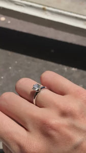 round brilliant cut diamond solitaire engagment rings melbourne australia best price