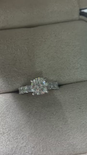 round brilliant cut diamond engagement rings brisbane australia best price