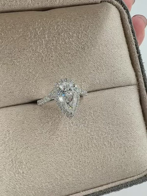 pear shape diamond engagement rings sydney australia custom jewelry