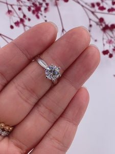 round brilliant cut diamond solitaire engagement rings perth custom design